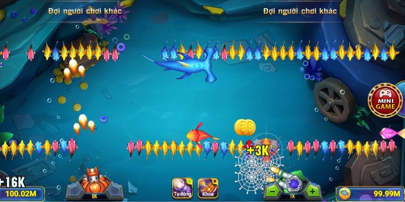 Đồ hoạ bắn cá 68 game bài mang nhiều màu sắc mô phỏng đại dương chân thực